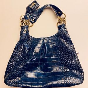 Coach Maggie Embossed Croc Tote